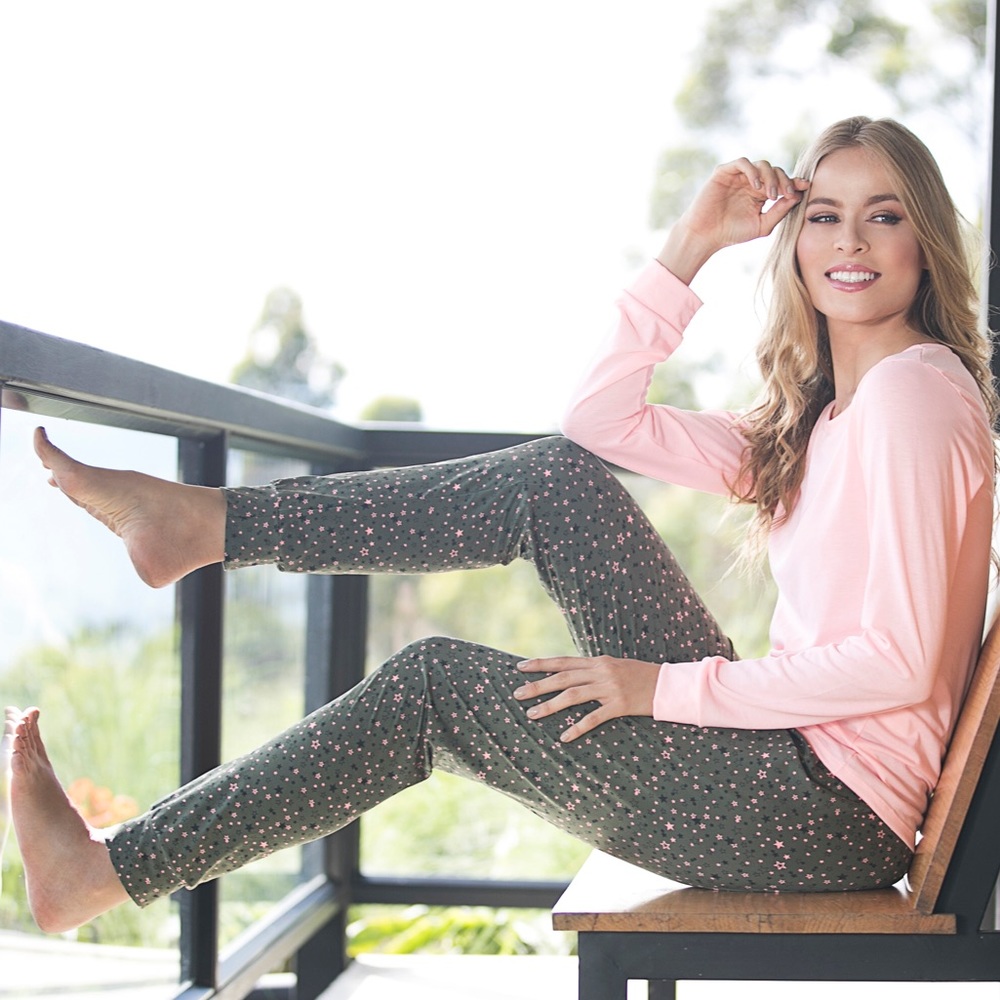Pajamas Long Sleeve with Pants Set